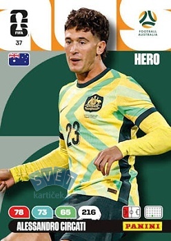Alessandro Circati Australia Panini FIFA World Cup 2026 Adrenalyn XL #37